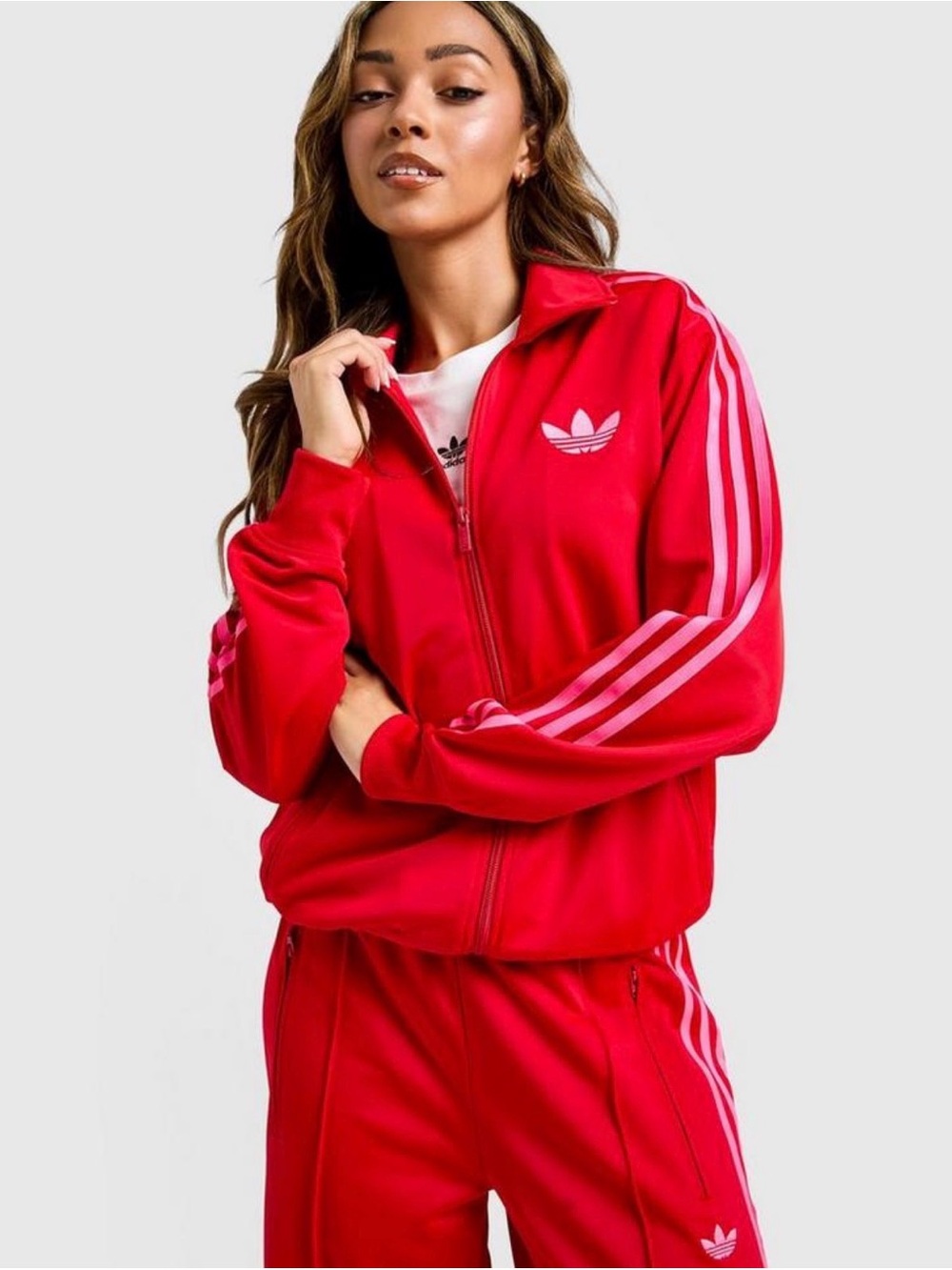 2pc Set Adidas Originals Adicolor Classics Firebird Loose Track Jacket Pants set - Picture 11 of 11